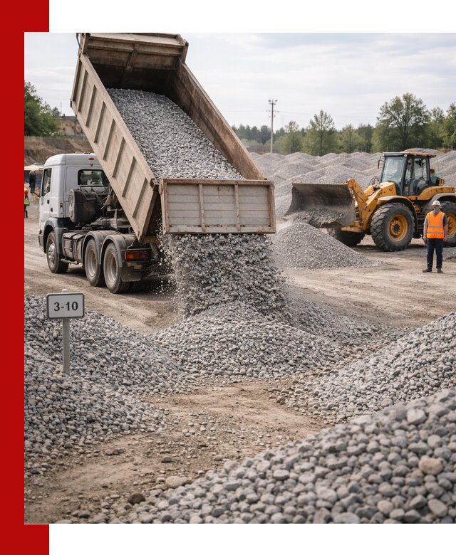 Гранитный щебень фракции 3–10: доставка и продажа в Тынде