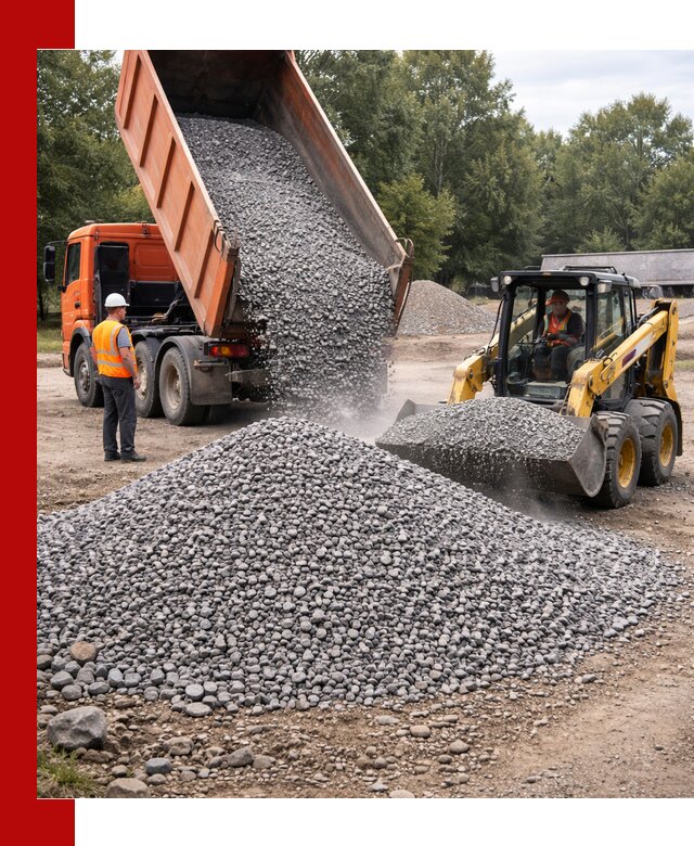 Купить гранитный щебень фракции 5–10 в Тынде с доставкой