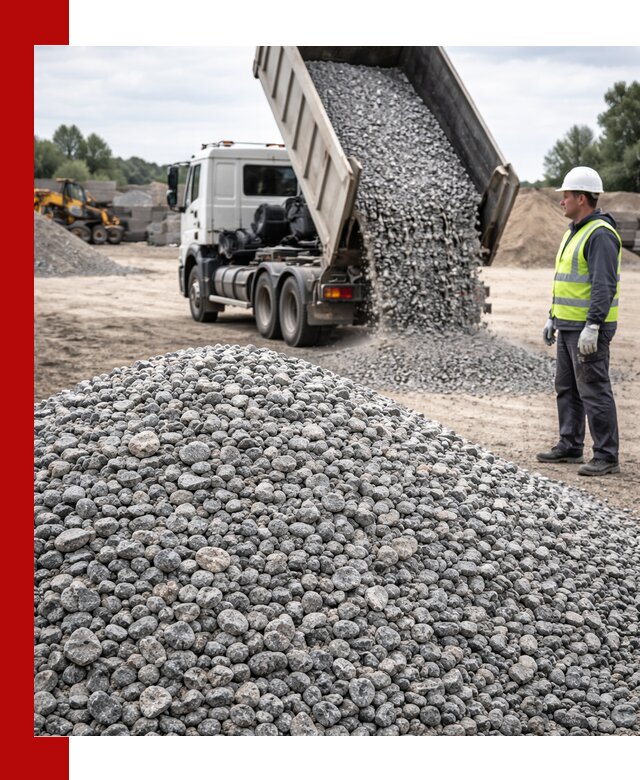 Доставка и продажа гранитного щебня фракции 5-20 в Тынде