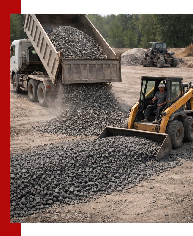 Гранитный щебень фракция 40-70 с доставкой в Тынде