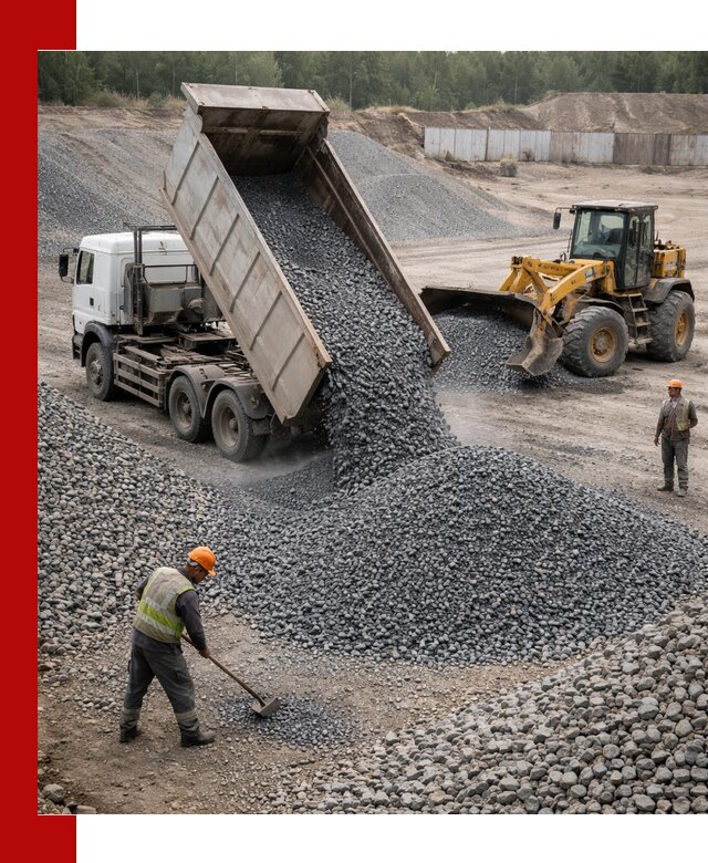 Щебень габбро-диабаз фр. 5-20 с доставкой в Тынде