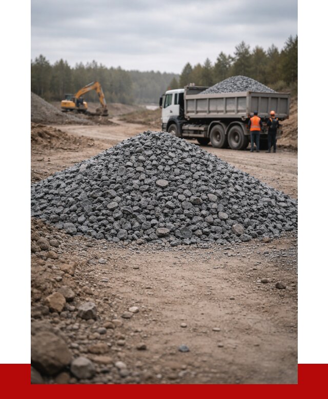 Щебень габбро диабаз фракция 40-70 в Тынде от 2261 р-ПРОНЕРУДТнд