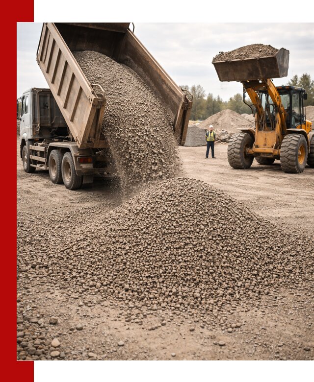 Гравийный щебень фракция 3–10 с доставкой в Тынде