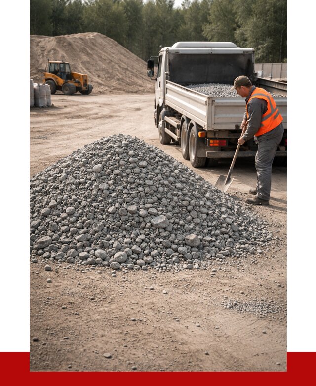 Гравийный щебень фракция 5-10 в Тынде от 2261 р. | ПРОНЕРУДТнд