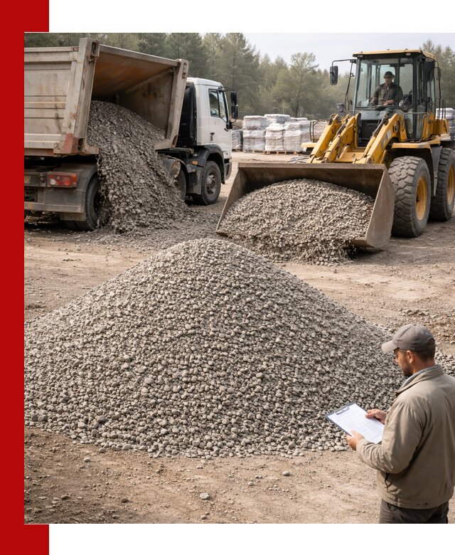 Гравийный щебень фракция 5–10 с доставкой в Тынде