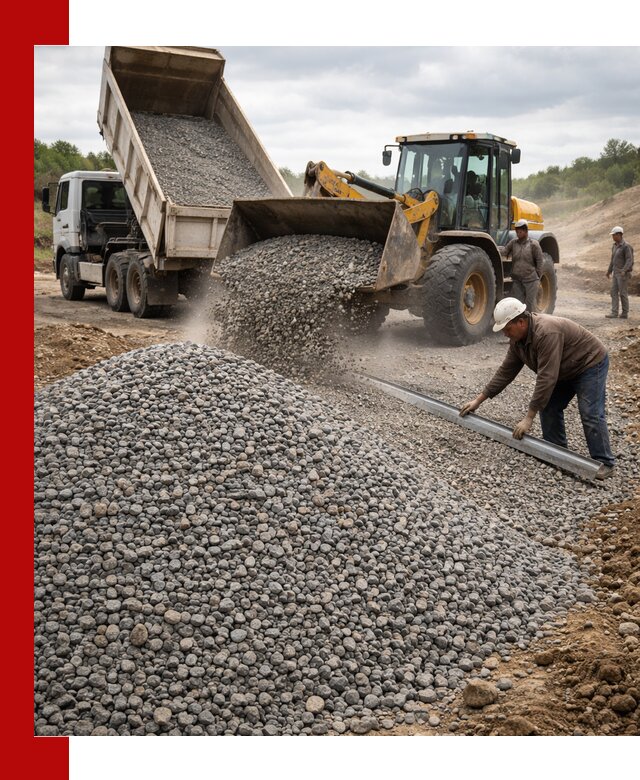 Гравийный щебень фракция 5-20 с доставкой в Тынде