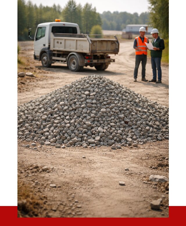 Гравийный щебень фракция 20-40 в Тынде от 1233 р. | ПРОНЕРУДТнд