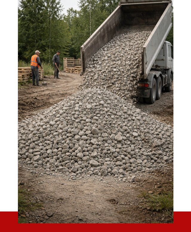 гравийный щебень фракция 70-120 в Тынде от 2518 р. ПРОНЕРУДТнд