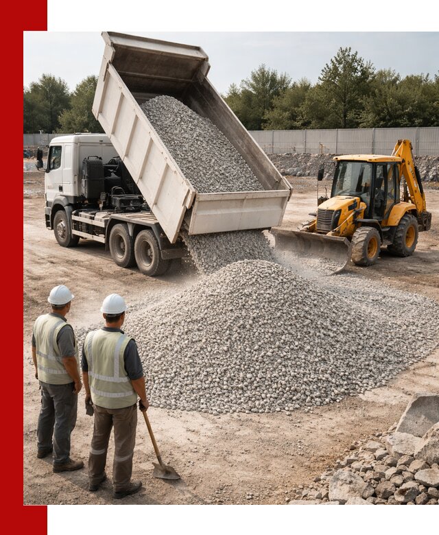 Купить известняковый щебень фракции 5–10 мм с доставкой в Тынде