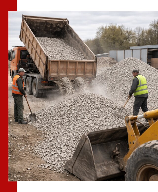 Доломитовый щебень фракции 5-20 с доставкой в Тынде