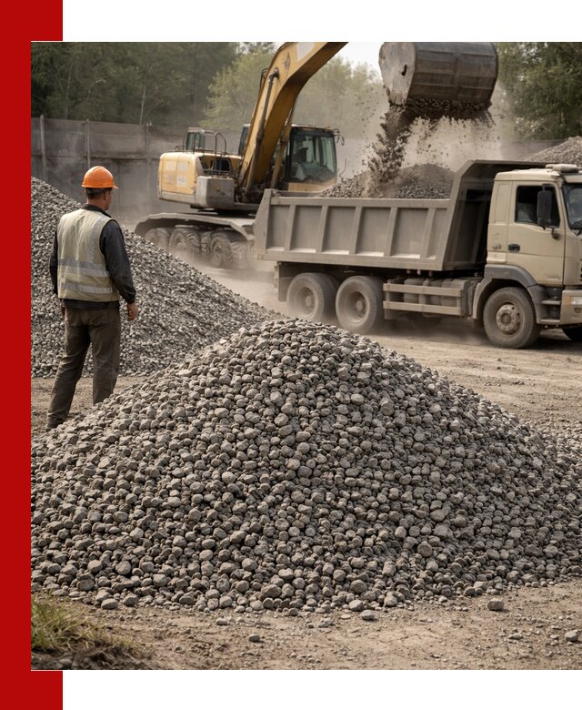 Шлаковый щебень фракция 5-20 с доставкой в Тынде