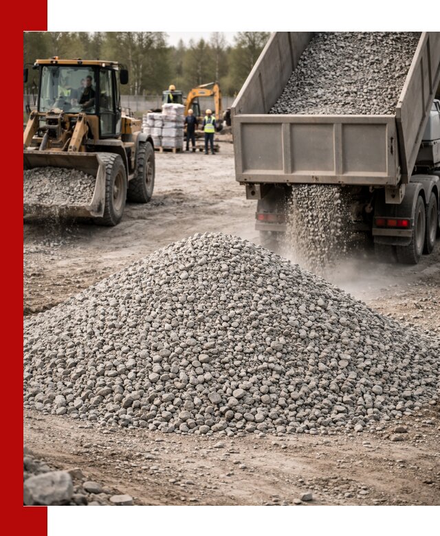 Вторичный щебень фракции 5-20 в Тынде — доставка и продажа крупнотоннажно