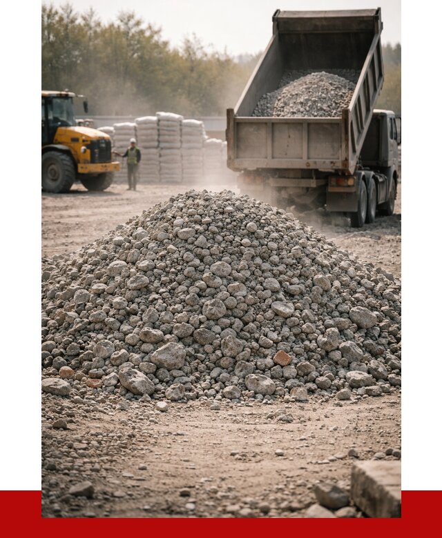 Вторичный щебень фракция 70-150 в Тынде от 1439 р. | ПРОНЕРУДТнд