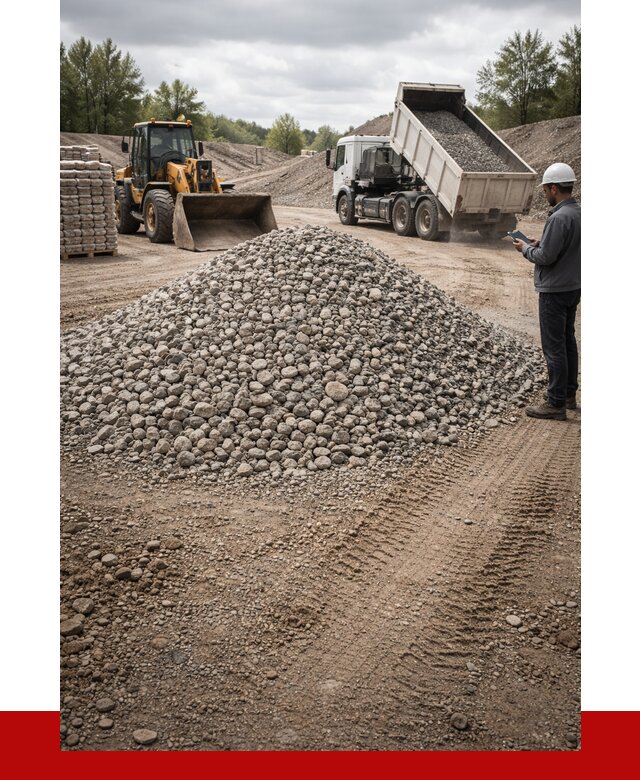 Купить бетонный щебень в Тынде, от 3289 р. ПРОНЕРУДТнд