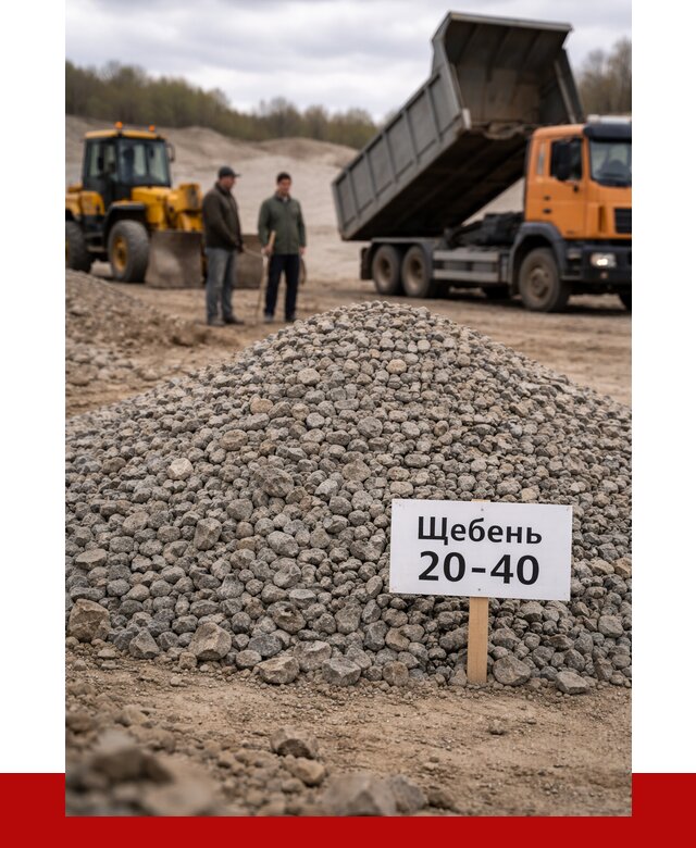 Бетонный щебень фракция 20-40 в Тынде от 2518 р. | ПРОНЕРУДТнд