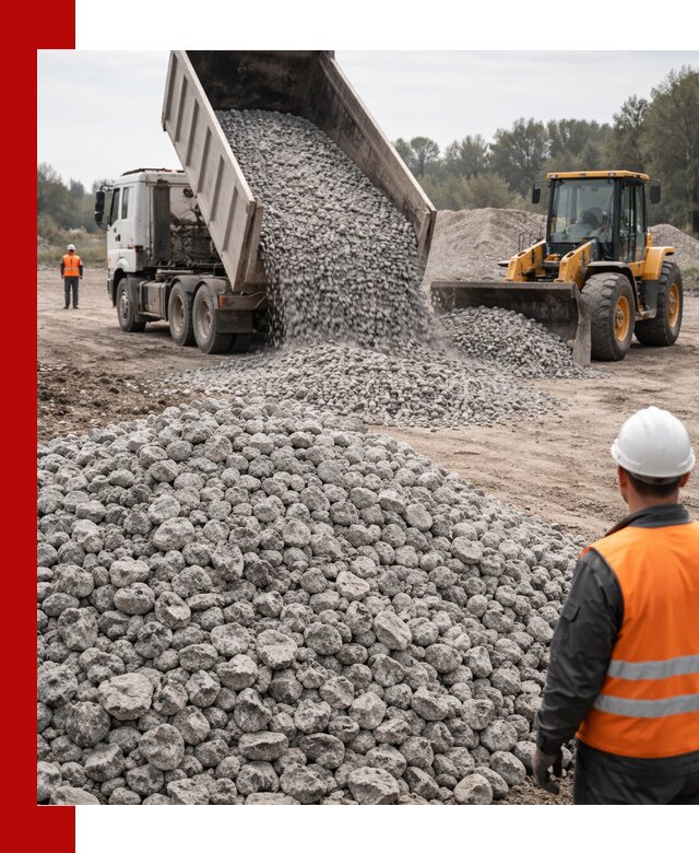 Доставка бетонного щебня фракции 20-40 в Тынде