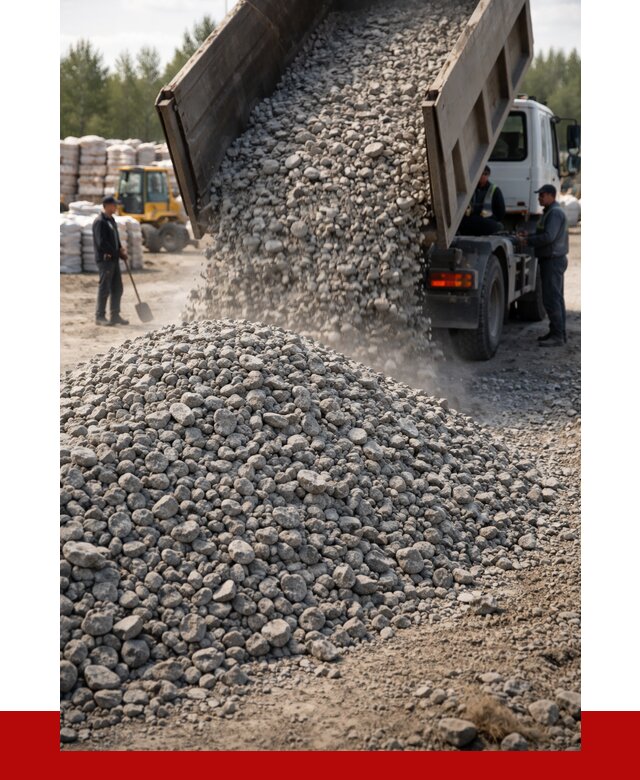 Бетонный щебень фракция 40-70 в Тынде от 1850 р. ПРОНЕРУДТнд