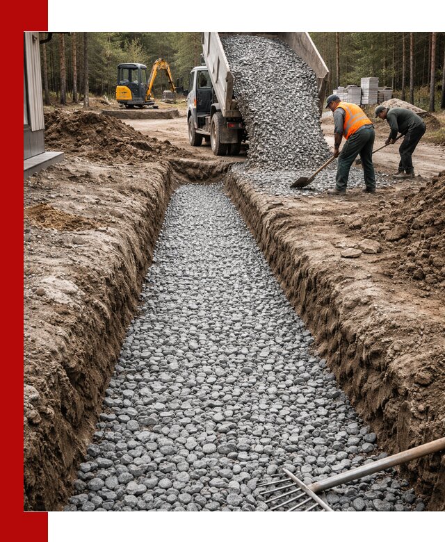 Щебень для дренажа с доставкой в Тынде высокого качества