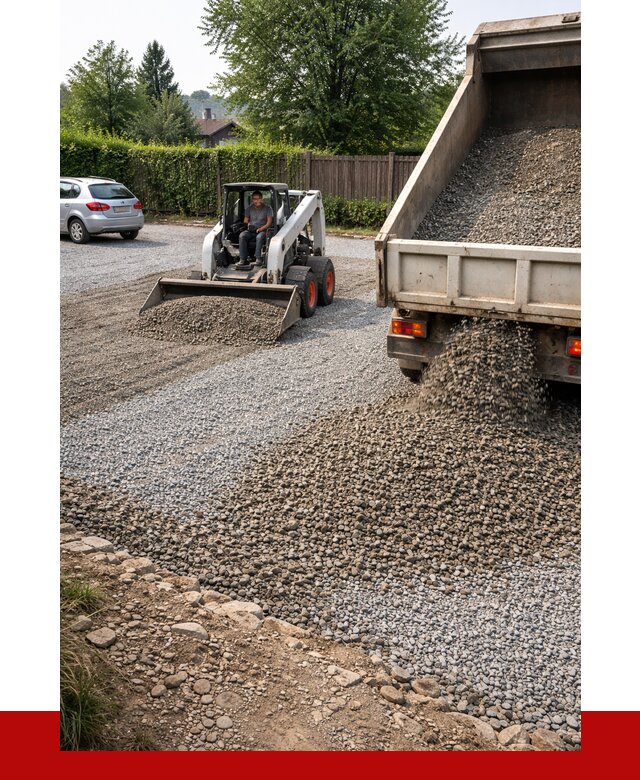 Щебень для парковки в Тынде с доставкой от 1233 р.| ПРОНЕРУДТнд