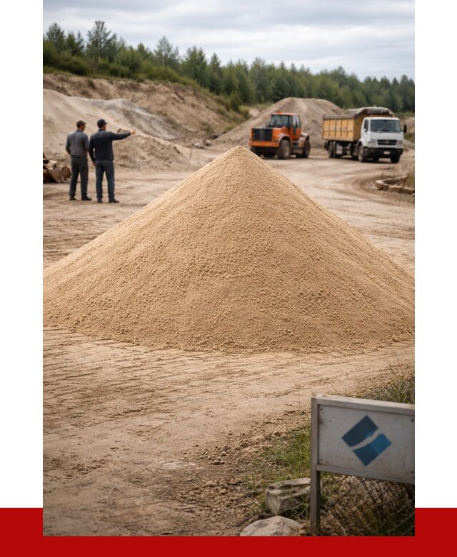 Карьерный песок навалом в Тынде от 1850 р. | ПРОНЕРУДТнд