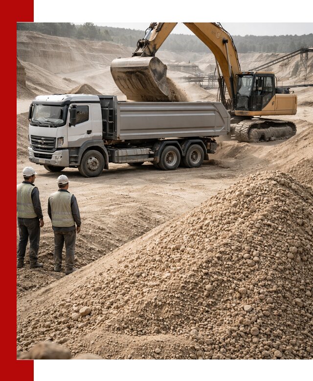 Карьерный крупнозернистый песок с доставкой в Тынде