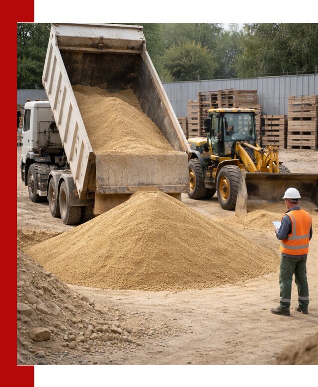 Доставка карьерного мелкозернистого песка в Тынде