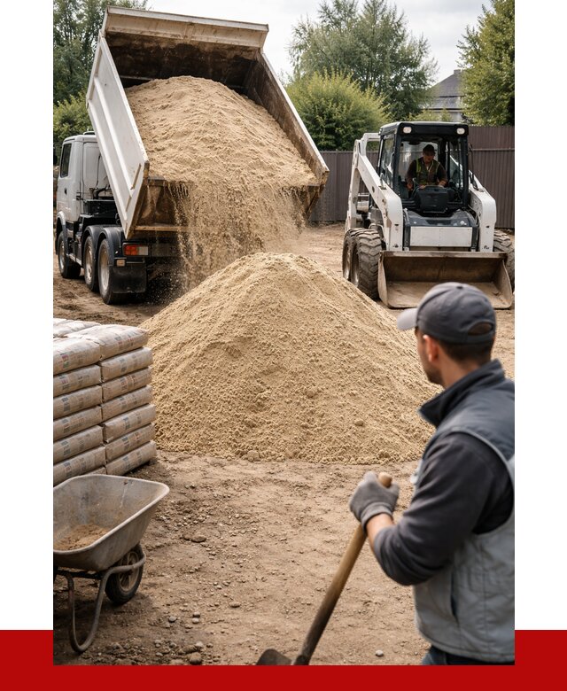 Мытый речной песок с доставкой в Тынде от 1490 р. | ПРОНЕРУДТнд