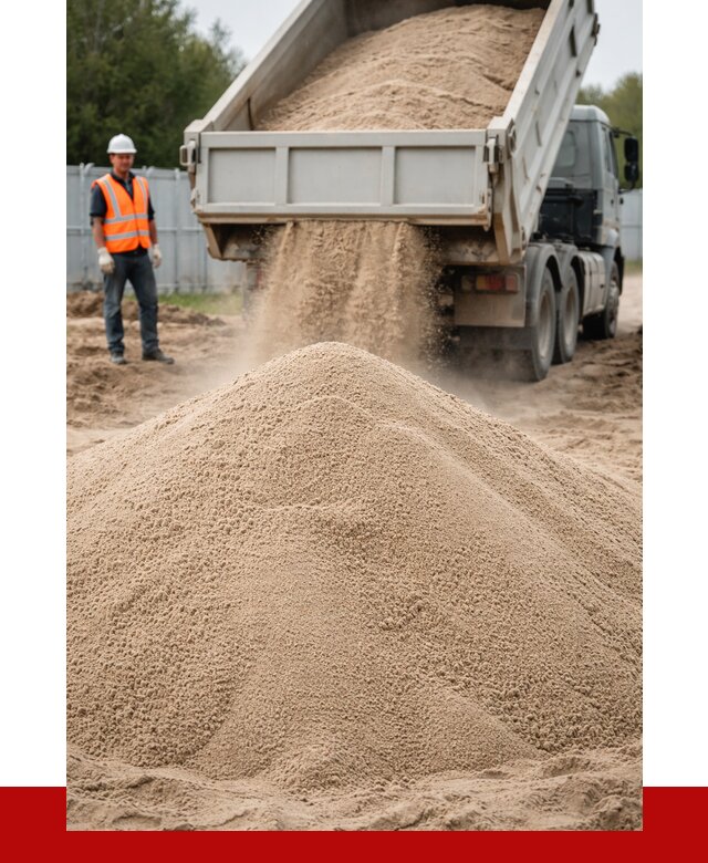 Купить сеяный песок с доставкой в Тынде от 2261 р ПРОНЕРУДТнд