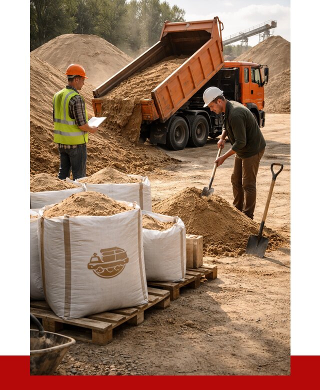 Строительный песок в Тынде от 2261 р. с доставкой, ПРОНЕРУДТнд