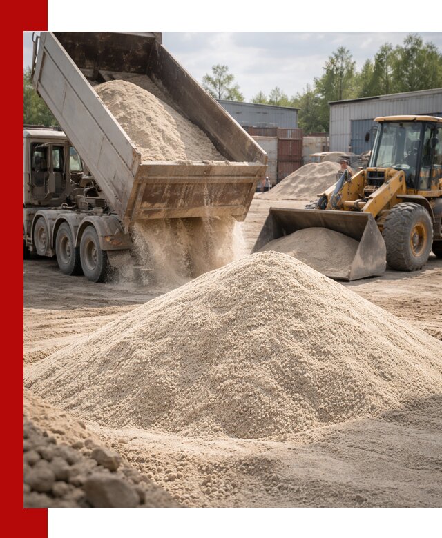 Кварцевый песок с доставкой в Тынде для строительных работ