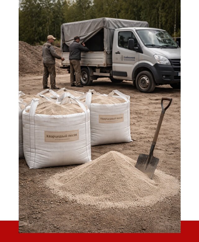 Кварцевый песок для пескоструя в Тынде от 4625 р. | ПРОНЕРУДТнд