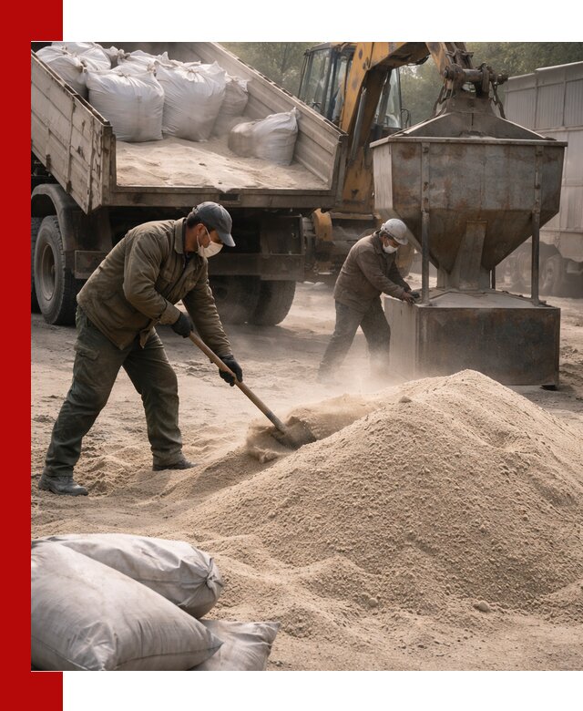 Кварцевый песок для пескоструя в Тынде — доставка и качество