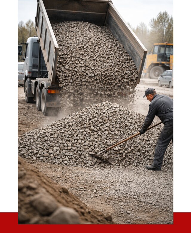 Гравий фракция 20-40 в Тынде от 2569 р. доставка | ПРОНЕРУДТнд