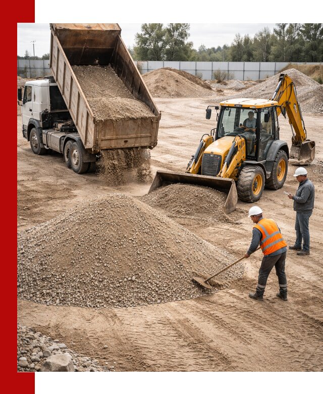 Поставка и доставка ПГС С4 в мешках и самосвалах в Тынде