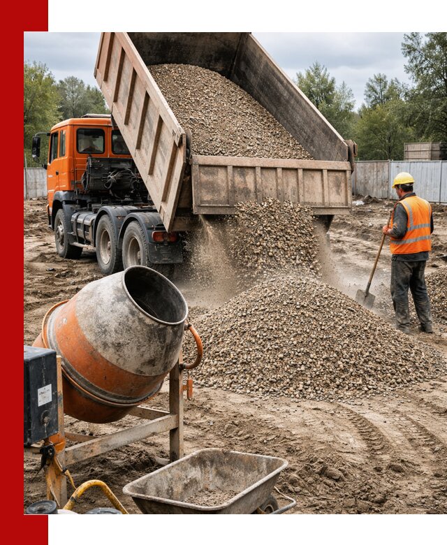 Опгс для бетона с доставкой самосвалом в Тынде от производителя
