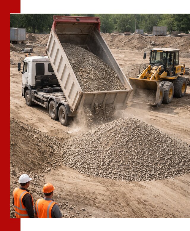 Щебень с песком (ЩГПС С2) с доставкой в Тынде