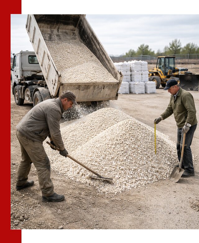 Мраморная крошка с доставкой и разгрузкой в Тынде
