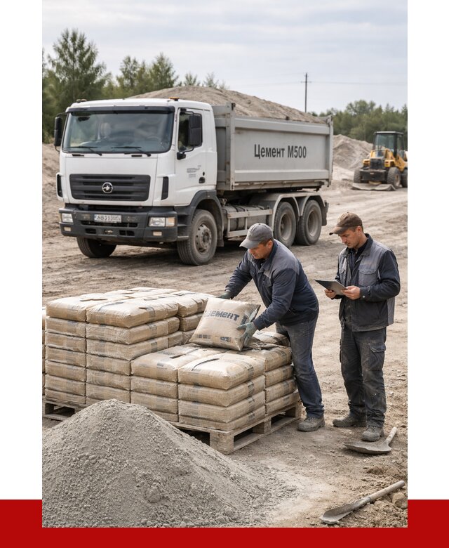 Купить цемент м500 с доставкой в Тынде от 5344 р. | ПРОНЕРУДТнд