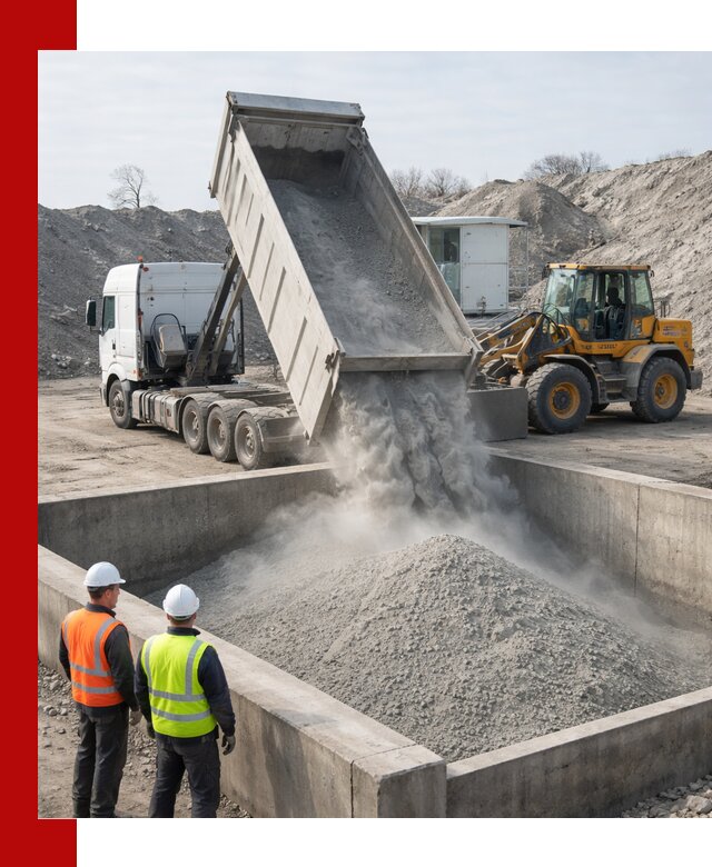 Доставка цемента навалом в Тынде крупными партиями