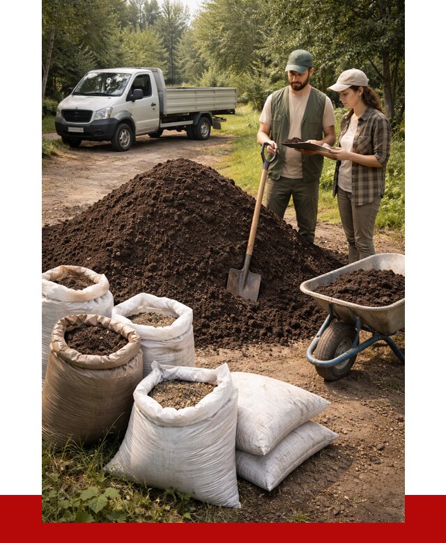 Купить грунт с доставкой в Тынде от 4625 р. за м3 | ПРОНЕРУДТнд