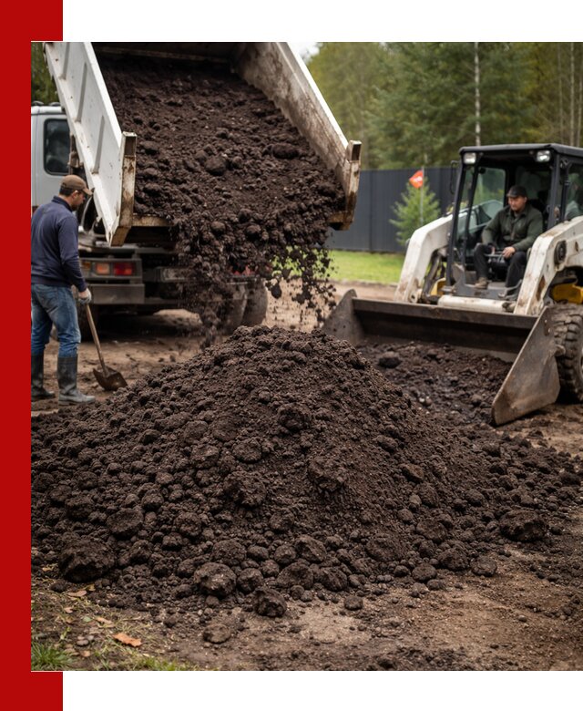 Плодородный грунт с доставкой в Тынде для садов и огородов