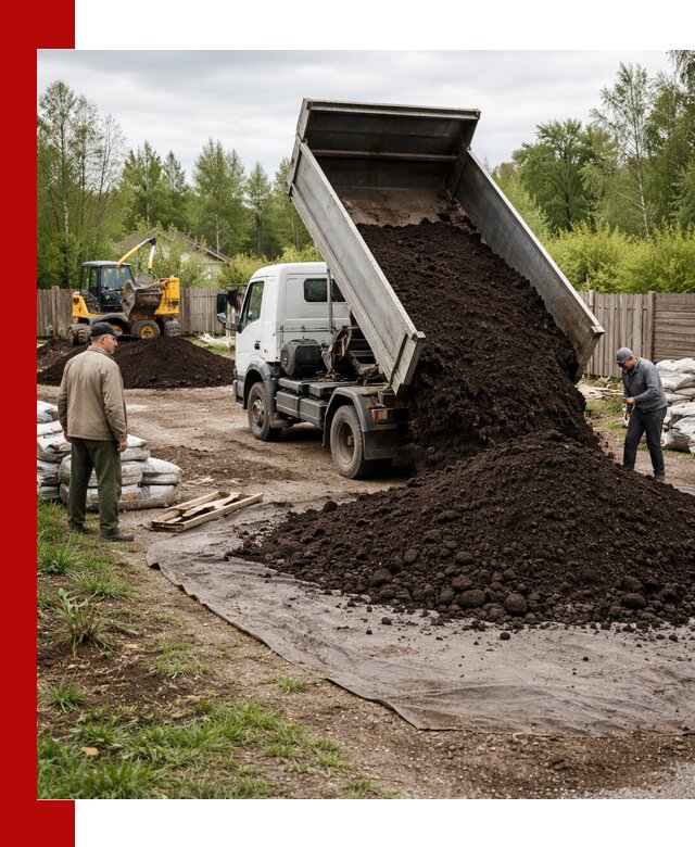 Доставка качественного почвогрунта в Тынде оптом и в розницу