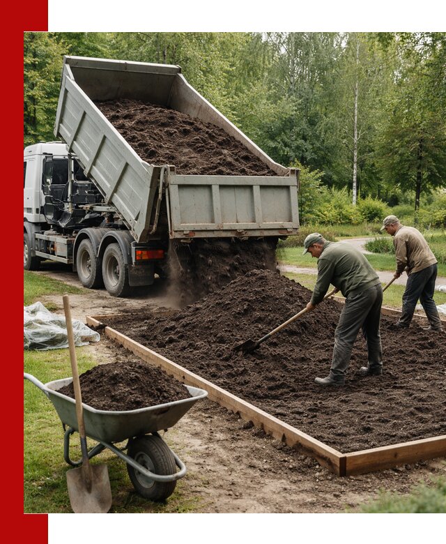 Доставка грунта для озеленения и благоустройства в Тынде
