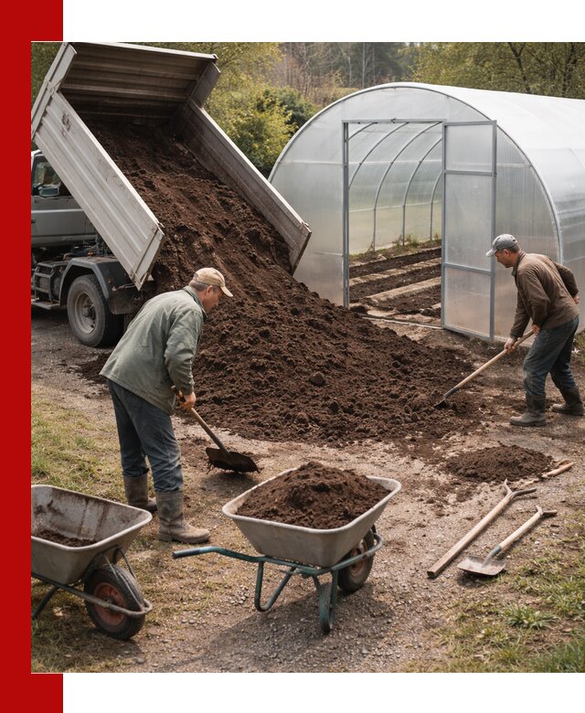 Грунт для теплицы с доставкой в Тынде — плодородный субстрат под растения