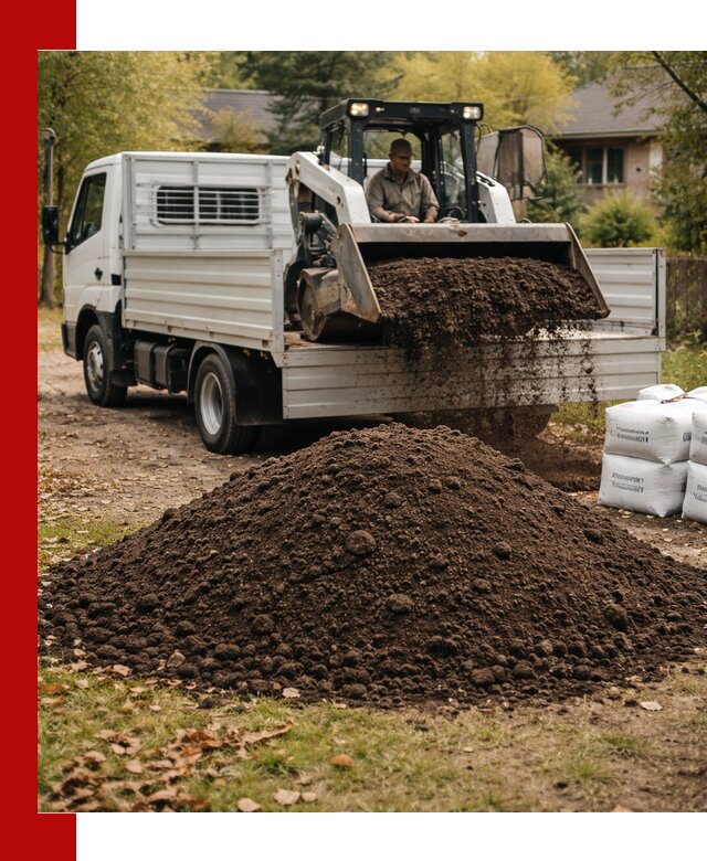 Доставка садовой земли в больших объёмах в Тынде