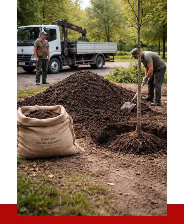 Грунт для посадки деревьев в Тынде от 1233 р. | ПРОНЕРУДТнд