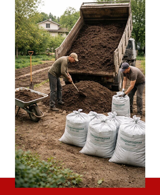 Плодородная смесь в Тынде от 4316 р./куб с доставкой | ПРОНЕРУДТнд
