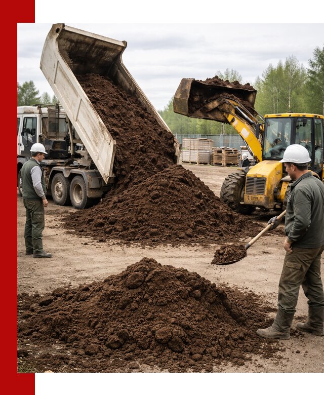Доставка торфа оптом и в мешках в Тынде