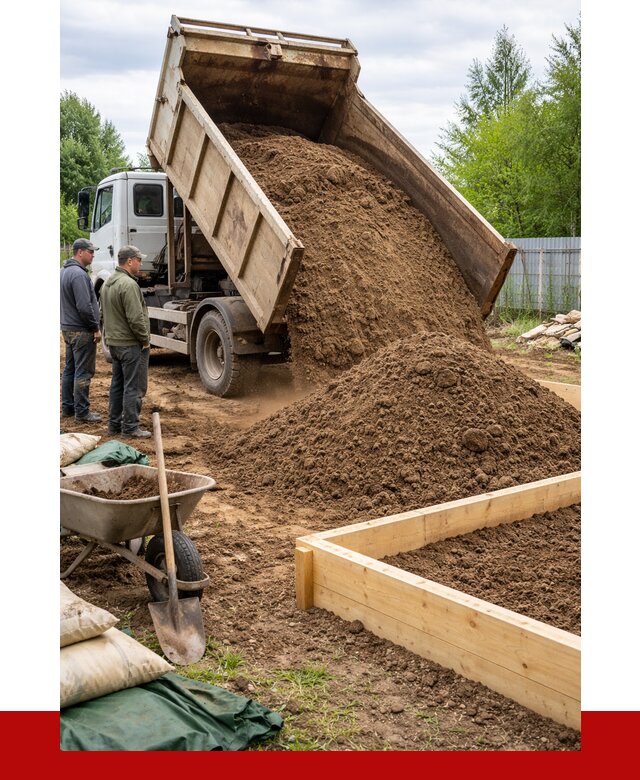 Торфо песчаная смесь в Тынде с доставкой от 1901 р. | ПРОНЕРУДТнд