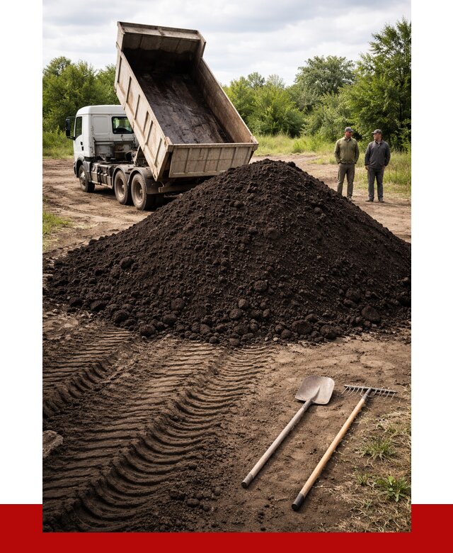 Купить чернозем навалом в Тынде от 1233 р. за куб | ПРОНЕРУДТнд